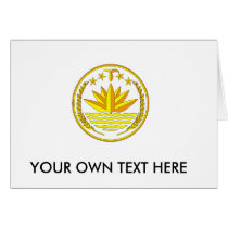 Bangladesh Coat of Arms Card
