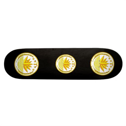 Bangladesh Coat of Arms Skateboard Deck