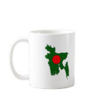 Bangladesh flag map coffee mug