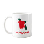 BANGLADESH MAP COFFEE MUGS