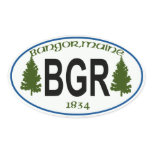 bangor maine city tag sticker