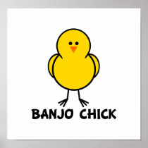 Banjo Chick Poster