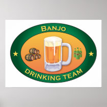 Banjo Drinking Team Posters