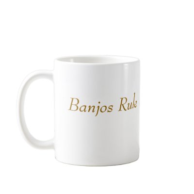 Banjo Lady, Banjos Rule Mugs by banjoMama