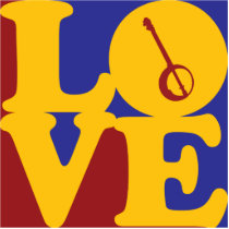 Banjo Love Acrylic Cut Outs