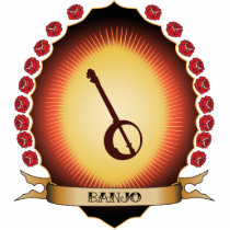Banjo Mandorla Photo Sculpture