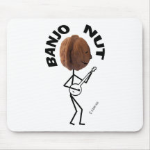 Banjo Nut Mouse Pads