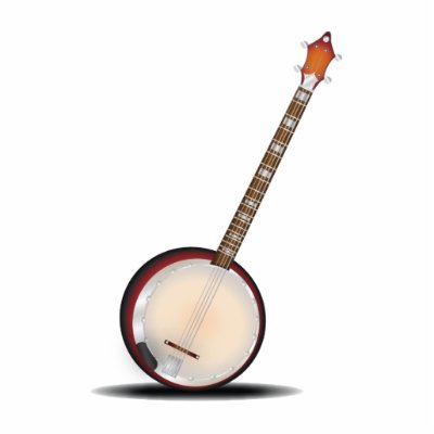 Banjo Photo Cutout by bartonleclaydesign