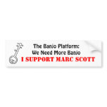 Banjo Platform: Bumper Sticker