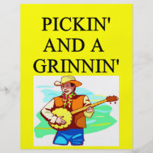 BANJO player joke Flyers