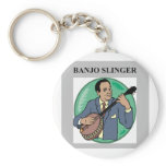 BANJO player Key Chains