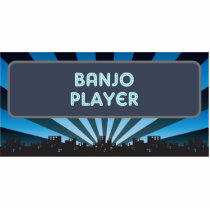 Banjo Player Marquee Photo Sculptures