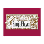 Banjo Player Postcard