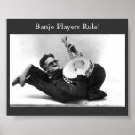 banjo player posters