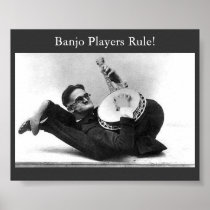 Banjo Players Rule! Print