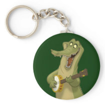 Banjo-Strummin' Gator Keychain