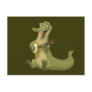 Banjo-Strummin' Gator Postcards