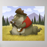Banjo-Strummin’ Gator Poster