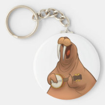 Banjo-Strummin' Walrus Keychain