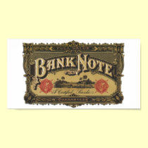 Bank Note Cigar Label posters