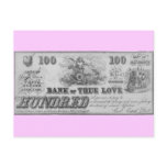 Bank of True Love postcards