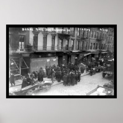 Bank Panic in New York City 1908 Posters by lc_vintagephotos