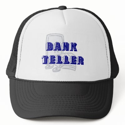 Bank Teller Hat by officetshirts
