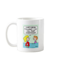 bank teller overdrawn call that coffee mugs