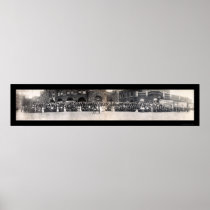 Bankers & Budweiser Photo 1906 Poster