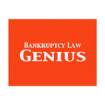 Bankruptcy Law Genius Gifts Postcards