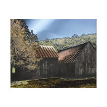Banks Barns Stretched Canvas Prints