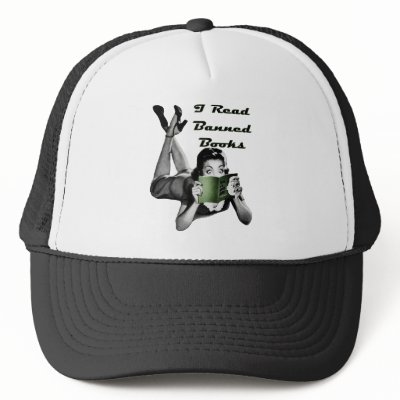 Banned Books Cap Trucker Hat by Jaenne