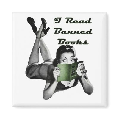 Banned Books Magnet by Jaenne