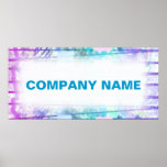 Banner Background - Blues Lines Posters