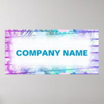 Banner Background - Blues Lines