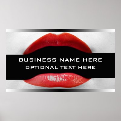 Banner For Make-Up Artist Salon Print by LastImpression