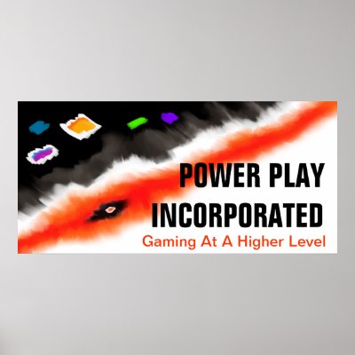 Banners, Posters - Power Play Art by TakingCareOfBusiness