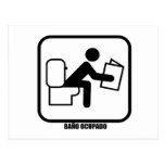 Baño Ocupado Postcards