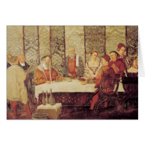 Banquet Given by Bartolomeo Colleoni Greeting Card