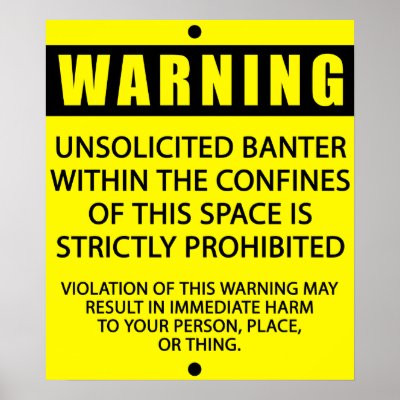 BANTER WARNING_YELLOW by CHUCKLEMEDIA