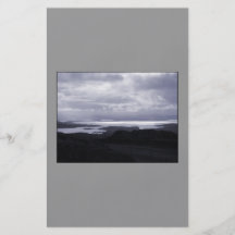 Bantry Bay from Tunnel Road Ireland. Blue. Full Color Flyer