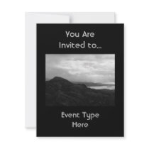Bantry Bay from Tunnel Road Ireland. Custom Invitation