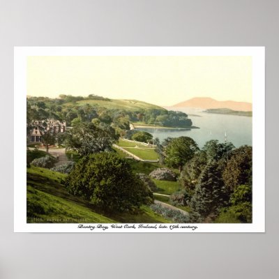 Bantry Bay, West Cork, Ireland, 19th century Print by irish_gifts