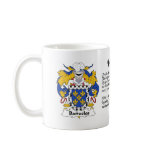 Banuelos Family Coat of Arm ceramic cup mugs