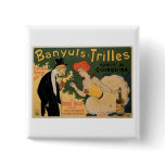 Banyuls Trilles Vintage Wine Drink Ad Art Pins