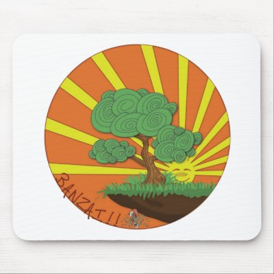 Banzai Pad Mouse Mat by trungdtran