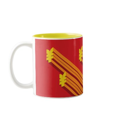 Banzai Red Characters Mug by banzaitv