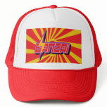 Banzai Red Swirl Hat