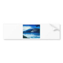 BANZAI Surf Art by Steven Power Bumper Stickers