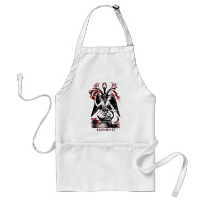 Baphomet Aprons by elevenangrymen